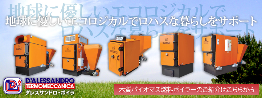 ダレス･サンドロ社 木質バイオマス燃料ボイラーのご紹介